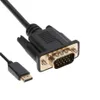 Adaptador de cable de puerto de pantalla convertidor DisplayPort DP a VGA de 1,8 M para ordenador portátil PC