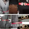 Cinturones de mujer PU cuero flaco cinturón fino ajustable colores caramelo correa de cintura de cuero dulzura cintura femenina para vestido
