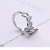 Moonmory 925 Pierścień łańcucha srebrnego sznurka z obręczą dla kobiet francuski popularna pierścień zapas