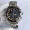 Sport Watch Chronograph VK Quartz Rörelse Rostfritt Stål Mäns Klocka Montre de Luxe Business Armbandsur Relojes de Lujo Para Hombre