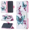 حالات محفظة جلدية لـ iPhone 15 Plus 14 13 12 Pro Max Samsung S23 Fe S22 A13 5G Note 20 Ultra Elephant Owl Butterfly Flower Panda Bear Unicorn Caroor Cover