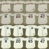 Detroit 8 Ron LeFlore 20 Mark Fidrych 7 Tom Veryzer 45 Cecil Fielder 47 Ack Morris Baseball Jersey Cucite