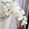MagiDeal Cascade Bouquet Matrimonio Nuziale Fiore Di Seta Artificiale Cal Lily Orchidee193k5094944