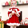 Roupas das crianças Roupas de Natal Adulto Meninos e Meninas Christmas Pai Natal Roupas Três Parte Presente Pacote