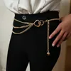 Courages de chaîne rétro de mode pour femmes celles de ceinture de ceinture