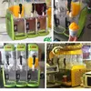 Electric Commercial Slush Machine Juicer Dispenser Cold Drinking Ice Cream Snow Melting Machine