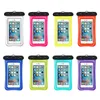 9 colours Waterproof Mobile Phone Floating Air Bag Case Swimming Pool Neck Strap Universal Underwater Dry Bag Case