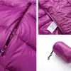 Winter Ultra Light Womens Down Jackets Krótkie plus 3xl 3xl kaczka w dół płaszcz z kapturem puffer płaszcz sprężynowy