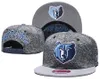 Memphis mens feminino Ja Morant Grizzlies Basquete Snapback Hats Baseball Cap de futebol Flat Ajusta Cap Sports Mix Order1986416