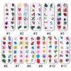 Verkopen 1 doos 3d Nail Art Decorations Roze geel paarse nagel kleurrijk bewaard gebleven versgebonden bloemen Diy Design Accessoires NA5801095