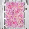 Novo 40x60cm seda artificial rosa flor decoração de parede bela festa decorativa seda hortênsia decoração de casamento pano de fundo9548196