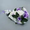 Silk Rose Bridesmaid Wedding Highquality Flowers Rose Bridal Bouquet Ribbon Fake Wedding Bouquet Can Anpassad205k4485374