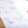 amicizia esprimi un desiderio Grazie braccialetto carta fatto con amore uno per te il portafortuna fatto a mano con amore Confezione di gioielli