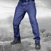 Men Casual Cargo Pants Elastic all'aperto Escursionismo Army Tactical pantaloni della tuta camuffamento multi tasca dei pantaloni S-6XL