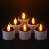 1 pcs/set Plastic Solar Energy Candle Yellow Solar Power LED Candles/Flameless Electronic Tea Lights Lamp for Outdoor