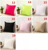 Nowa poszewka Poszewka Pure Color Poliester Biała Poduszka Pokrywa Poduszka Decor Pillow Case Puste Boże Narodzenie Decor Prezent 45 * 45 CM 100 sztuk T1i2296