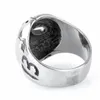 Mens Silver color Friday the 13th Jason's Hockey Mask 316L Stainless Steel Biker Ring3114