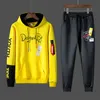 Tracksuit Men Fashion Print Hoodie Joggshose Teenger Sport Suits Schüler lässig Outfit Style Sweatsuits FZ08079198201