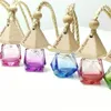 Bouteille de parfum de voiture pendentif diffuseur d'huile essentielle 9 couleurs sac vêtements ornements désodorisant bouteilles en verre vides 8016102