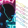 Hot Motorcycle Helmet-Lights Durable Flashing Stripe Helmet Stickers Night Motocross Riding Helmets Kit Waterproof Bar LED Light Strip