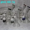 Hookahs 7.4 "Glass Bong Beaker Bongs Tubulação de água Petrócitos Pipes Bubbler com 4mm de quartzo Banger Nails