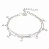 Bohemian Ankel Chain Star Pendant Anklet Fashion Multilayer Foot Smycken Nya Anklets Armband för Kvinnor Sommarstrand Anklet