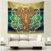 150 * 130cm tapisserie Tenture Mandala Bohemian tapisserie indien Hippie tapisserie polyester décorations Dorm Décor KKA4499