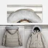 여자 겨울 다운 파카 femme jassen daunejacke outerwear big fur hooded fourrure manteau down jacket coat goby hiver doudoune