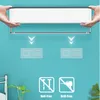 Wall Bathroom Shelf Shampoo Cosmetic Shower Shelf Drainage Storage Rack Home WC Bathroom Accessories Towel Storage Rack 200923