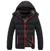 Veste d'hiver hommes mode capuche mâle Parka manteau hommes vestes et manteaux solides homme Parkas 5XL1