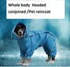 Large Dog Raincoat Clothes Waterproof Rain Jumpsuit For Big Medium Small Dogs Golden Retriever Outdoor Pet dog Clothing Coats