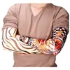 Stretchy nylon falska tillfälliga tatueringärmar kroppskonst armstrumpor glid tillbehör halloween tatuering mjuk för män kvinnor7800969