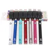 COSO 380mah bottom twist variable voltage preheating battery 3.3V-3.8V charger kit with 20pcs display box for thick oil vape cartridges