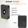 LED Night Light Wireless Doorbell 55 Ringtones 300 Meters Distance Doorbell US PLUG1