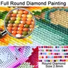 4PiecesLot DIY Seaside 5D Diamond Painting Full Round Drill Cartoon Scenery Diamond Embroidery Cross Stitch Wall Art Home Decor5511937