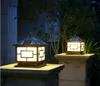 Lampade da parete per esterni solari a LED Impermeabile Giardino Villa Recinzione Cancello Luce Galleria Luce
