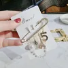Klasyczny Projekt Pin Broszki Crystal Bow Flower Pearl Camellia 5 Broszki Piny Biżuteria Vintage Klamra Pin