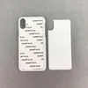 Coques vierges avec Inserts en aluminium, étui rigide pour iPhone 11 Pro Max SE 7 8 plus X xr xs max, Sublimation 2D