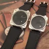 Nuovo stile 2813 movimento meccanico automatico cassa quadrata quadrante nero numero grigio 46MM 42MM orologio orologi cinturino in pelle marrone uomo Wr239j