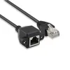 RJ45 Male to Female Cable Screw Panel Mount Ethernet LAN Network Extension Cables for extend existing Ethernets connection routers A3