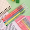 Japan Sakura Sakura Single Head Highlighter VK # 5 Color Set Faserkopf Learning Office Marker Farbe Pen1