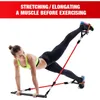 Portable Pilates Bar Resistance Band Yoga Pilates Stick Home Gym Yoga Exercise Fitness Bar with Workout Equipment Training Kit8345726