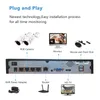 Systemy Systemu Słoniżowe 3MP CCTV Camera Poe NVR Kit Security HD IP Outdoor Wodoodporna Anran