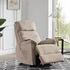 US Stock Power Lift Chair Soft Fabric Recliner Lounge Living Room Sofa with Remote Control PP192501AAA