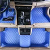 Tappetini per auto in forma personalizzati specifici per la pelle PU impermeabili per il vasto modello di auto e realizzare 3 pezzi set completo MA253F