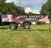 ABD Stok Amerika Büyük Bayrak 296x48cm Trump 2020 Cumhurbaşkanlığı Seçim Banner Trump Kampanyası Bayrak DHL Kargo tutun