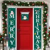 Christmas Couplet Door Banner Porch Sign Christmas Holiday Hanging Decoration Porch Sign Decorative Family Party Shop Mall