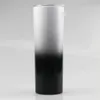 Gradient 20oz Skinny Tumbler Paslanmaz Çelik Tumblers Seyahat Mug Vakum İzoleli Bira Kahve Kupalar Kapak ve Hasır