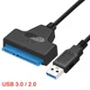 SATA zu USB 3.0 Kabeladapter SATA7 + 15PIN Unterstützung 2,5 Zoll externe SSD HDD Festplatte 22 Pin Sataiii A25