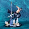 japanese Anime One Piece Roronoa Zoro Prisoner Ver PVC Action Figure toys roronoa zoro figure Decoration model toys kid gift LJ202717469